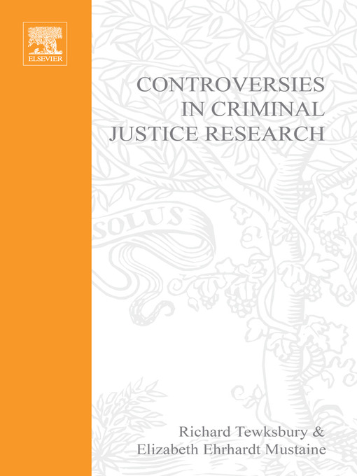 Cover image for Controversies in Criminal Justice Research